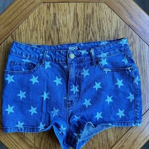 *BDG* Star Pattern High-Rise Erin 5-Pocket Shortie Size 29 Waist